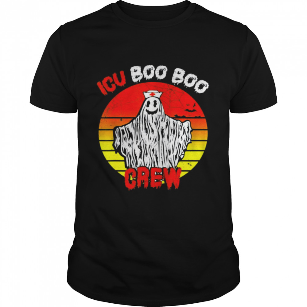 Nurse ICU Boo Boo Crew Ghost Nursing Halloween 2021 Shirt