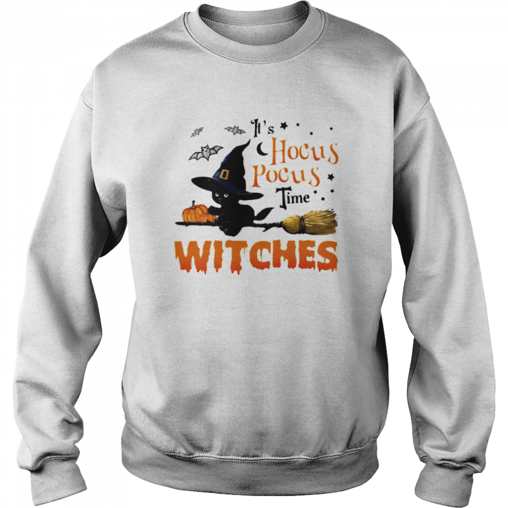 It’s Hocus Pocus time witches shirt Unisex Sweatshirt