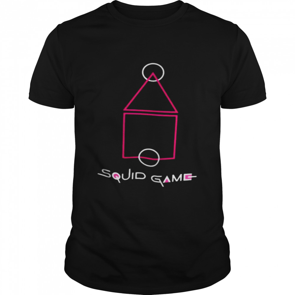 Squid Game Shirt Round Square Triangle