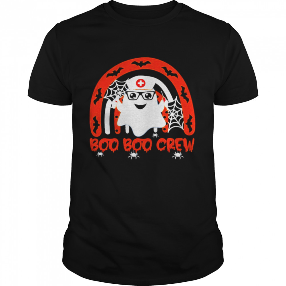 Halloween Boo Boo crew ghost nurse shirt