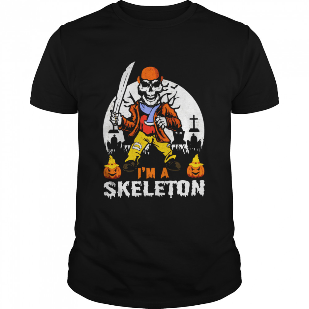 I Am a Skeleton Halloween shirt
