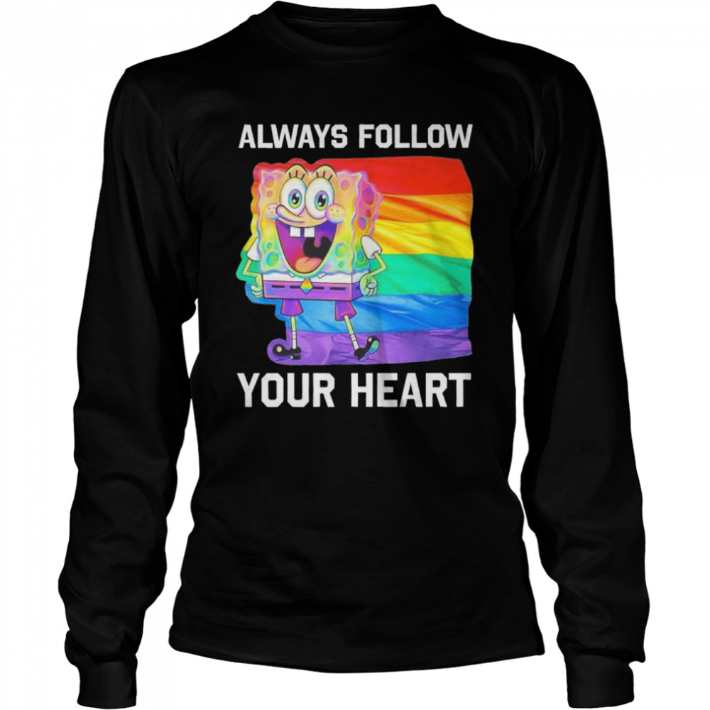 LGBT Stitch always follow your heart shirt Long Sleeved T-shirt