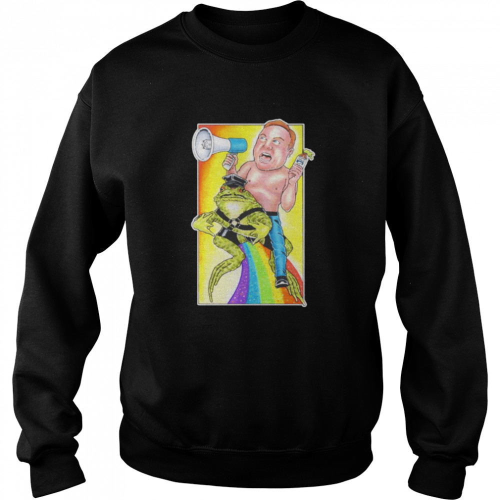 Alex Jones and His Magic Gay Frog shirt Unisex Sweatshirt