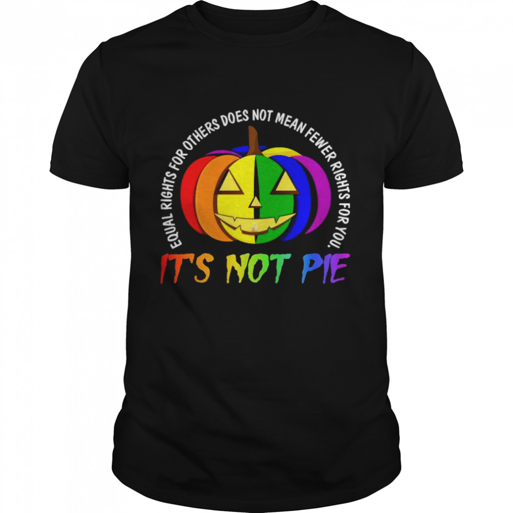 Equal rights others does not mean fewer rights for you its not pie shirt