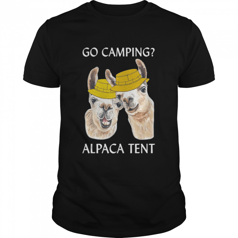 Go Camping Alpaca Tent T-shirt