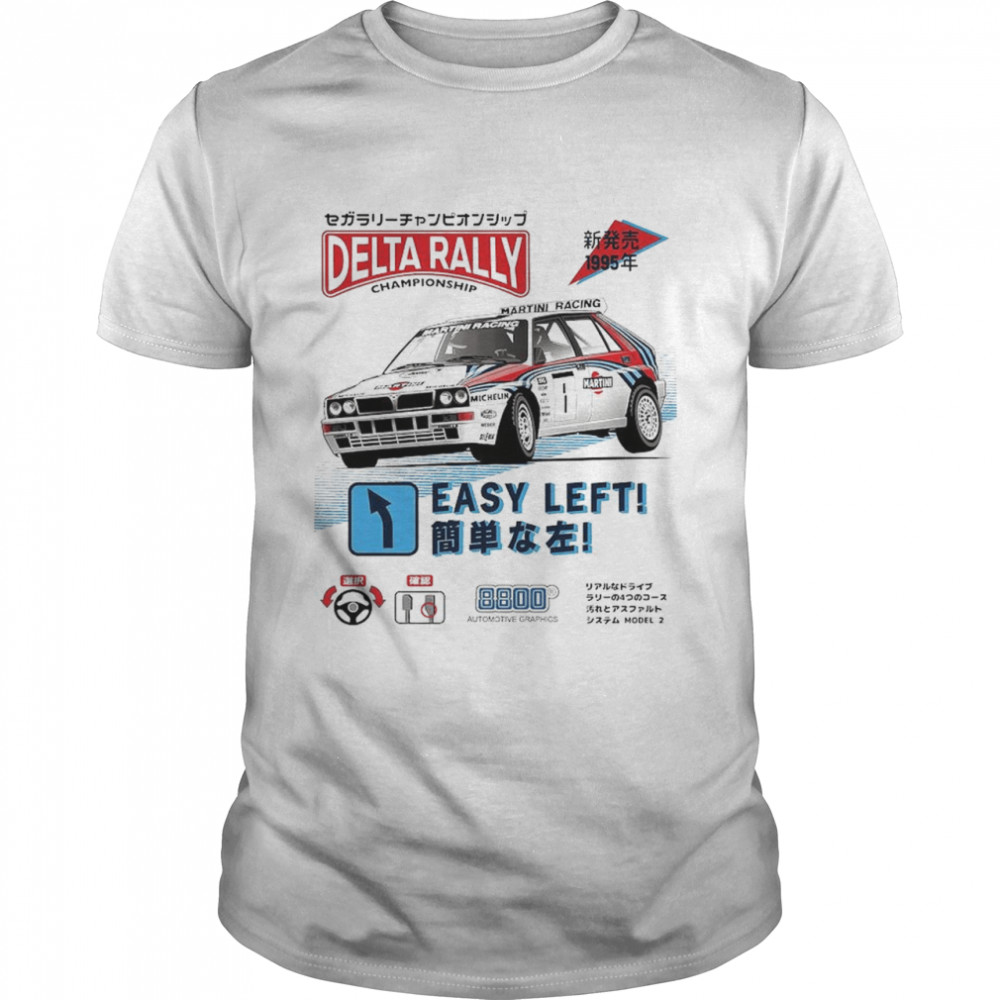 Lancia Delta Rally Championship Easy Left Martini Racing shirt