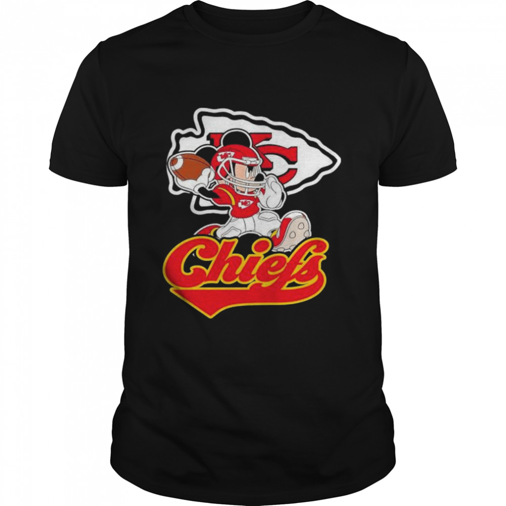 Mickey Mouse Player Kansas City Chiefs shirt