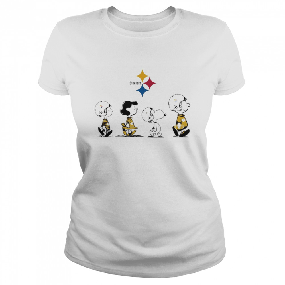 peanuts Abbey road Pitbull Steelers shirt Classic Women's T-shirt