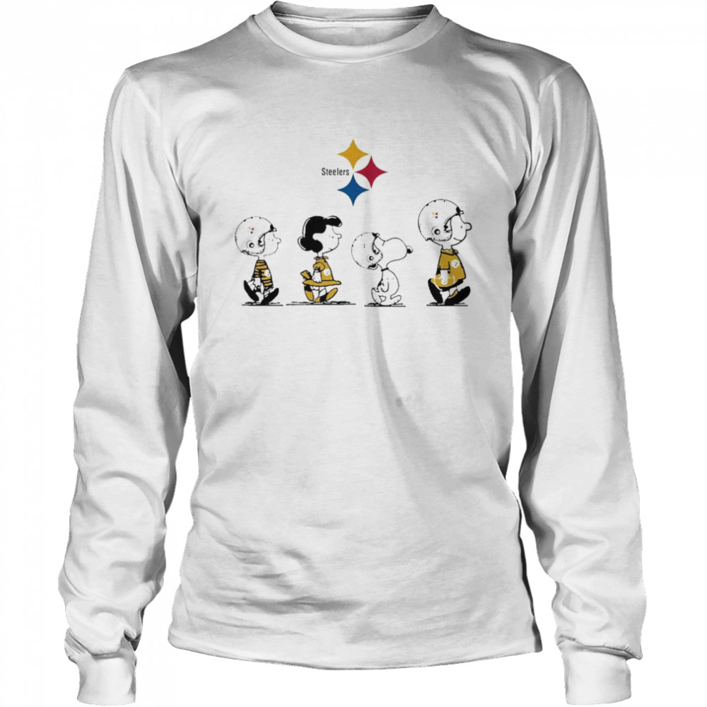 peanuts Abbey road Pitbull Steelers shirt Long Sleeved T-shirt