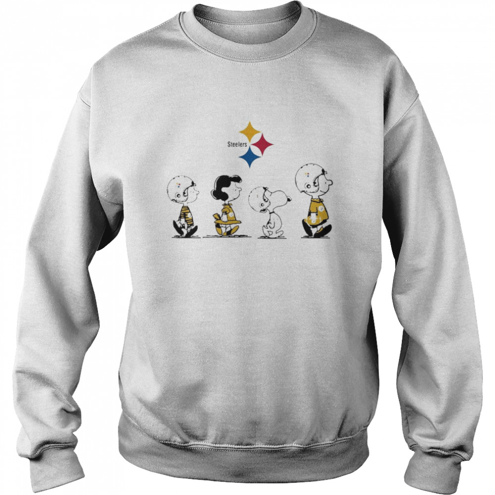 peanuts Abbey road Pitbull Steelers shirt Unisex Sweatshirt