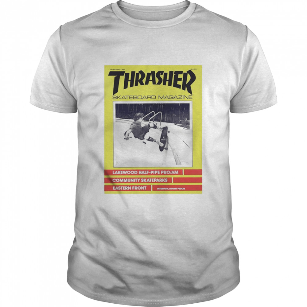 Thrasher Skateboard Magazine Lakewood Half Pipe Pro shirt