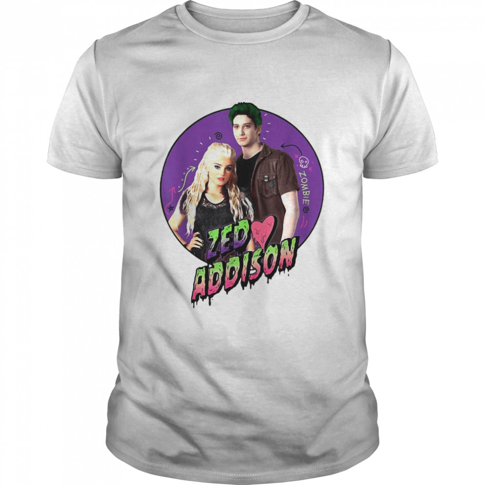 Disney Channel Zombies 2 Zed And Addison Love T-shirt