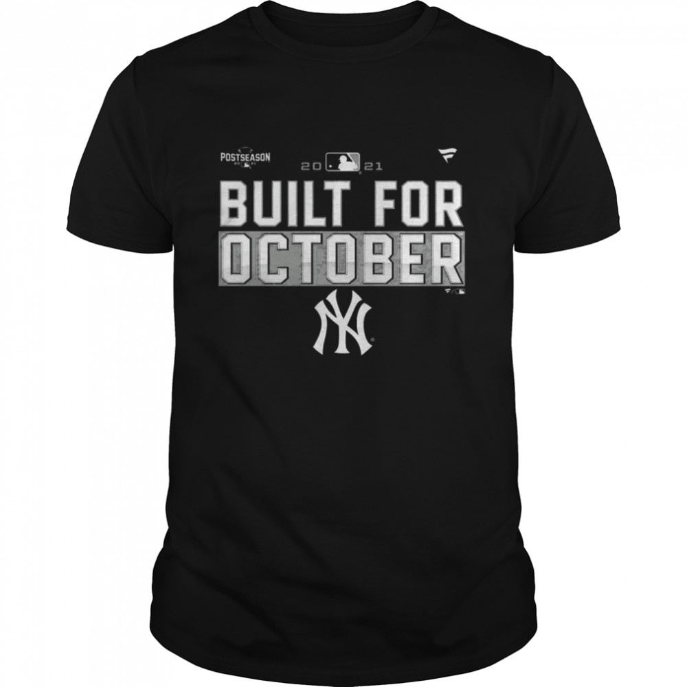 Top the New York Yankees Fanatics Branded 2021 Postseason Locker Room T-Shirt