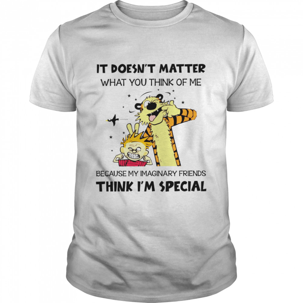 It Doesn’t Matter What You Think Of Me Because My Imaginary Friends Think I’m Special Shirt