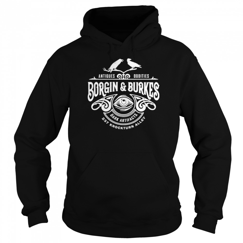 Borgin and Burkes Unusual and Ancient Wizarding Artefacts Wizard shirt Unisex Hoodie