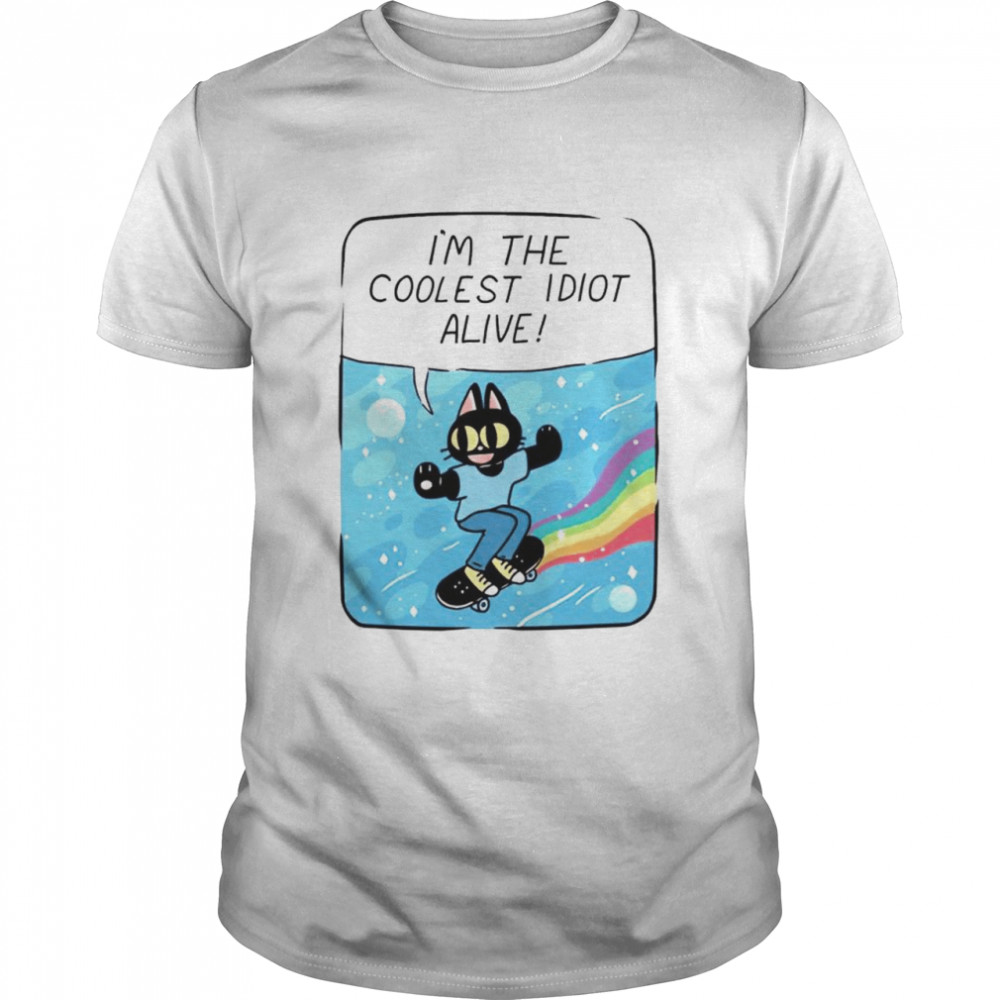 Dinercryptid Time Cowboy I’m the collest idiot still alive shirt