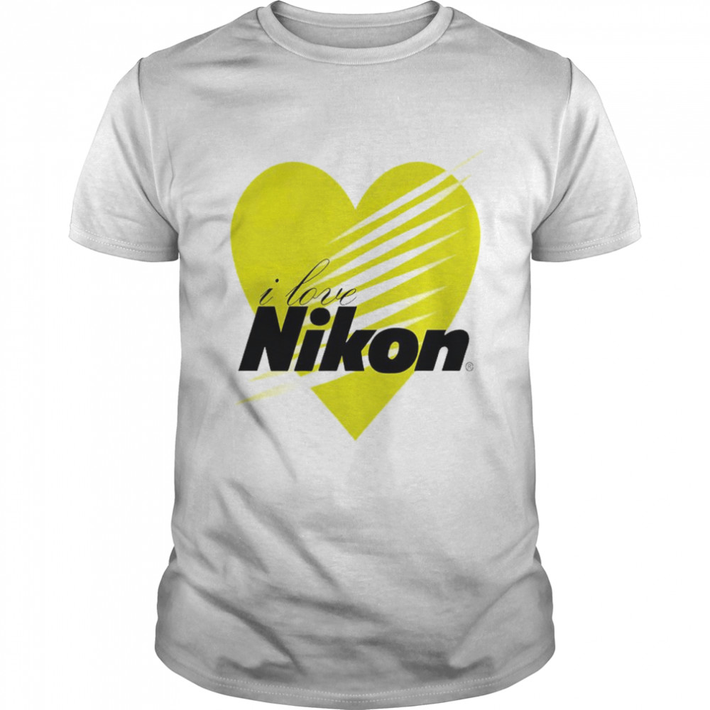 I love Nikon heart shirt