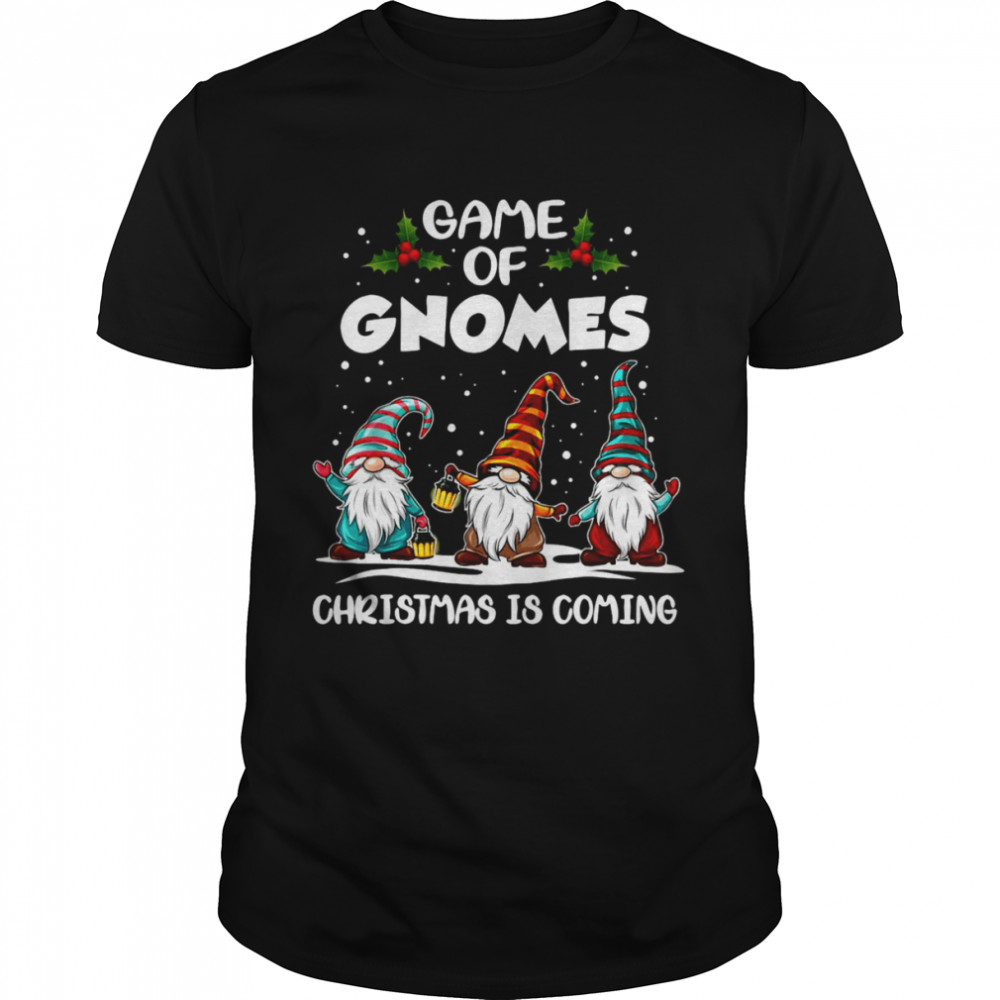 Sweater Game Of Gnomes Christmas Is Coming Crewneck  Classic Men's T-shirt