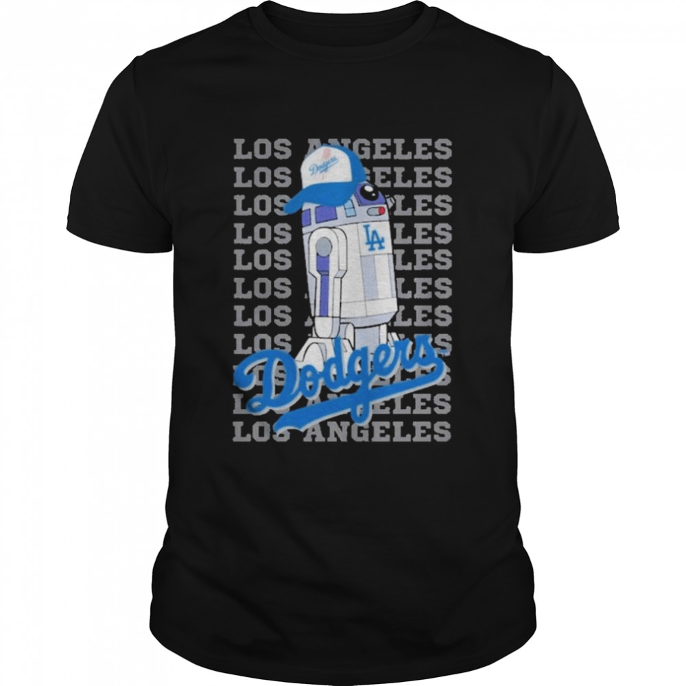 Star Wars R2 D2 Los Angeles Dodgers shirt