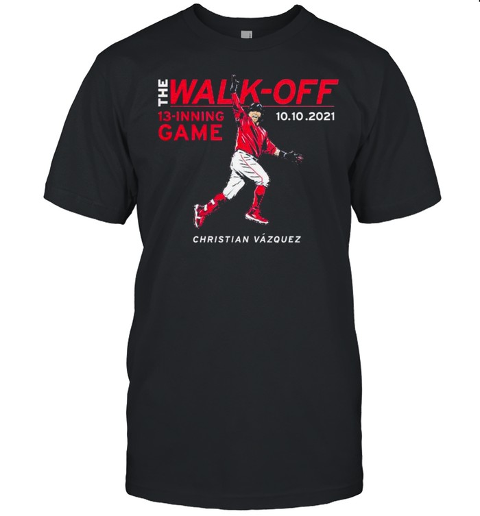Christian Vázquez the walk-off 13 inning game shirt