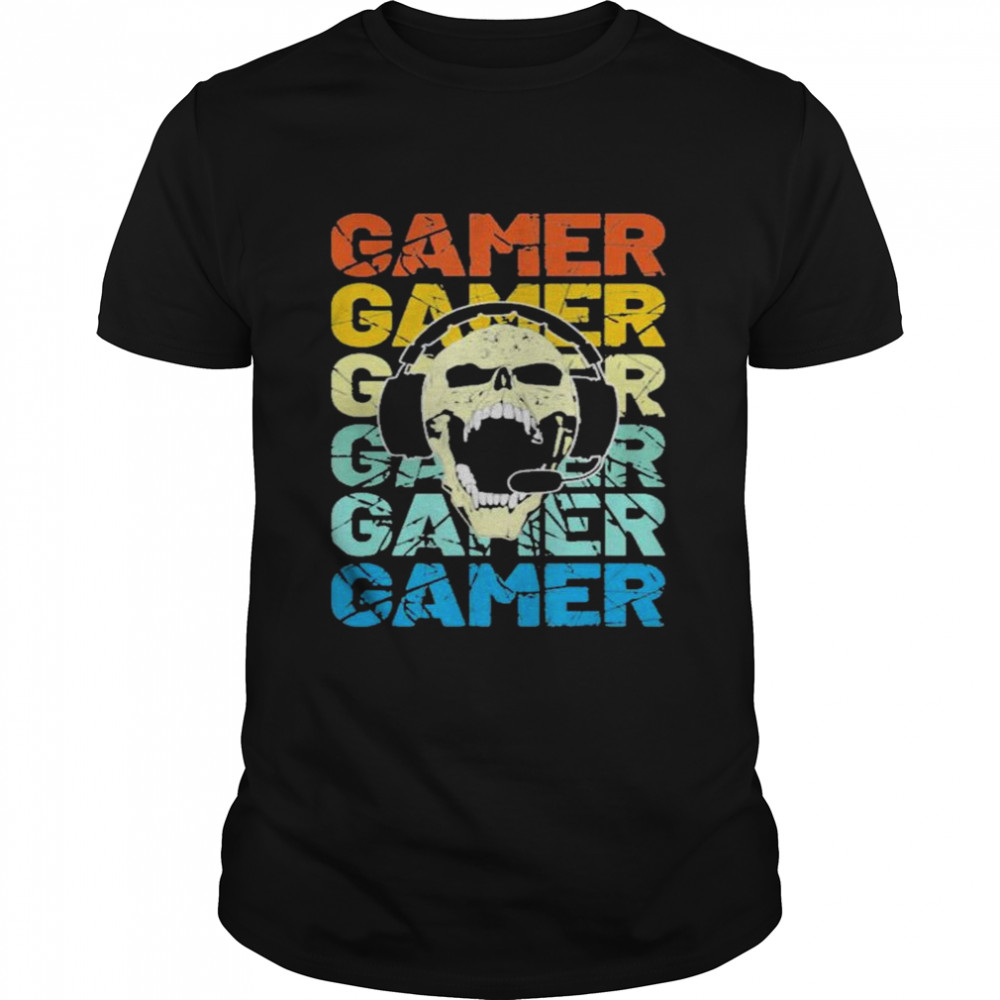 Game Skull Gamer Gaming shirt