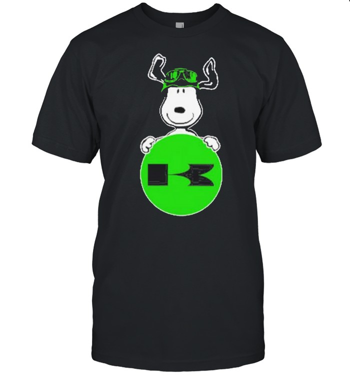 Snoopy hug Kawasaki Logo shirt