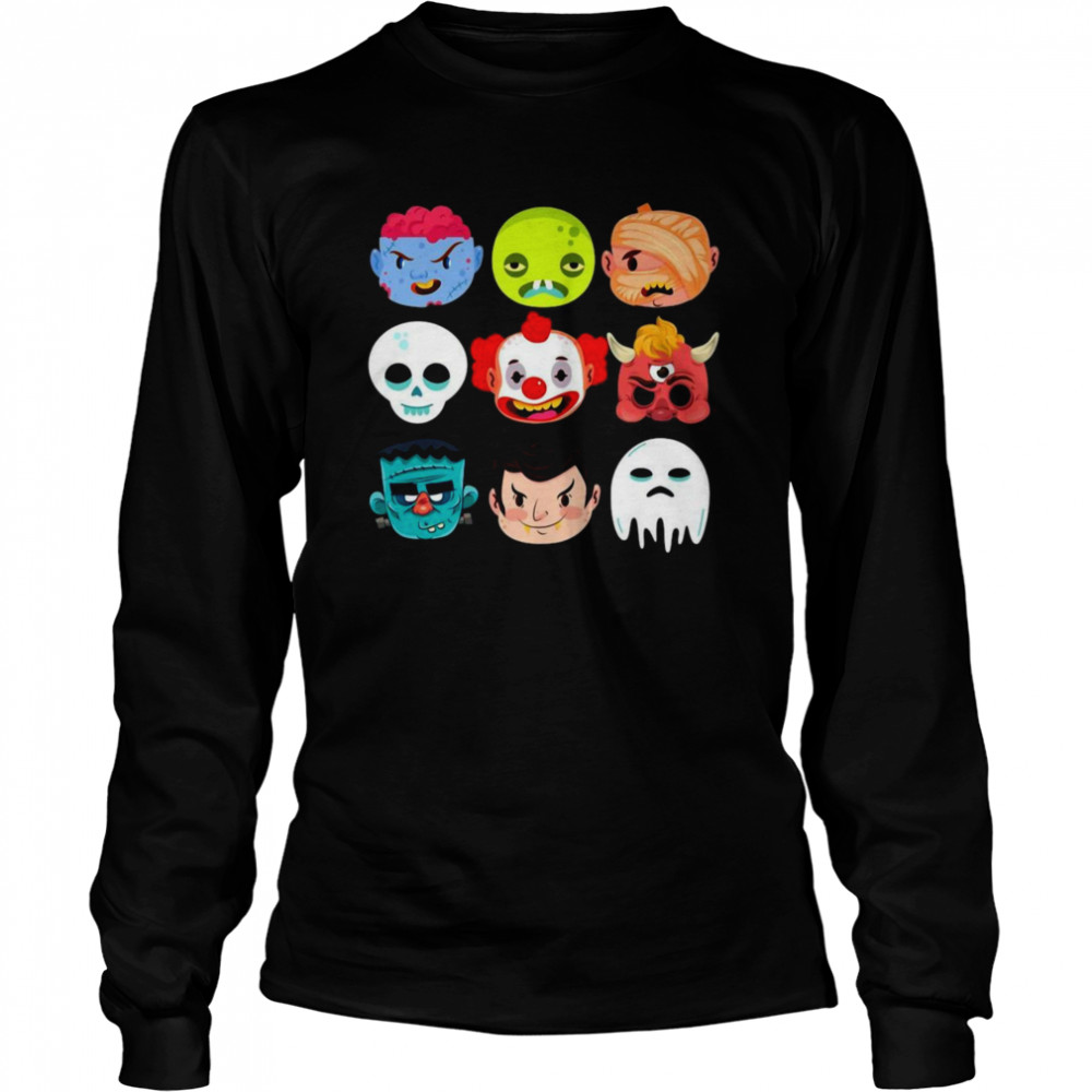 Halloween Scary Costume  Long Sleeved T-shirt