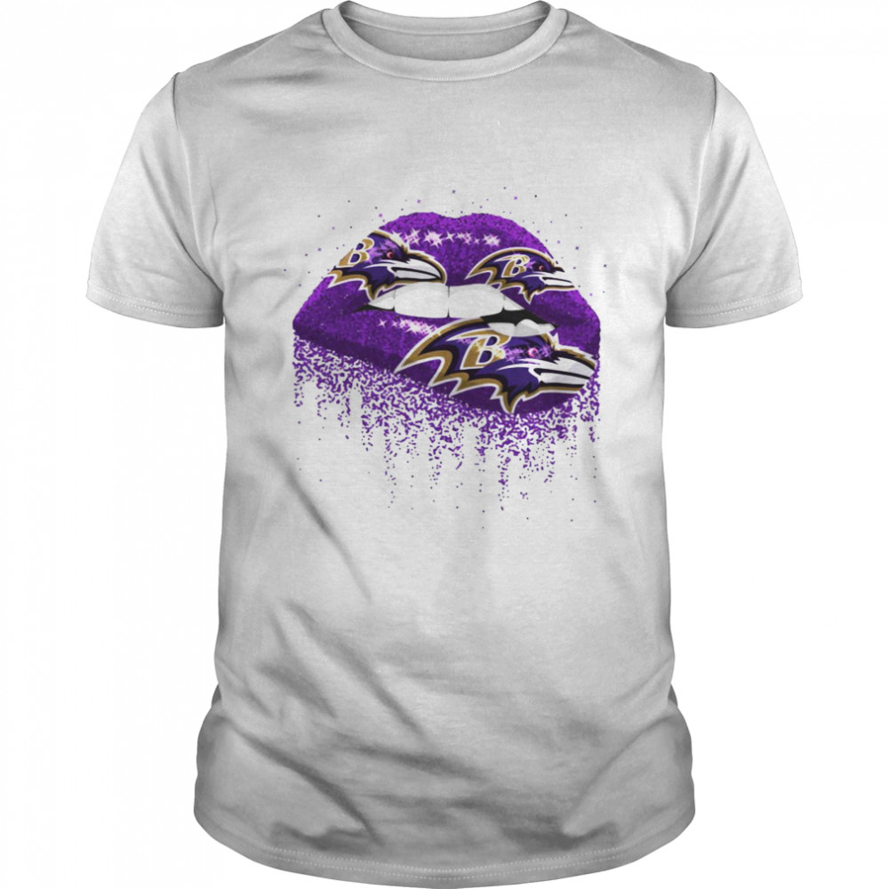 NFL Baltimore Ravens Lips Shirt