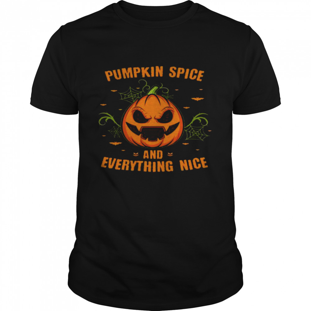 Pumpkin Spice & Everything nice Halloween Party Shirt