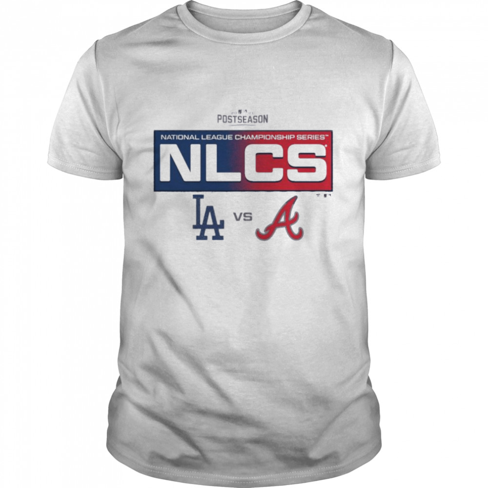 Atlanta Braves vs. Los Angeles Dodgers 2021 NLCS Matchup Batter’s Box shirt Classic Men's T-shirt