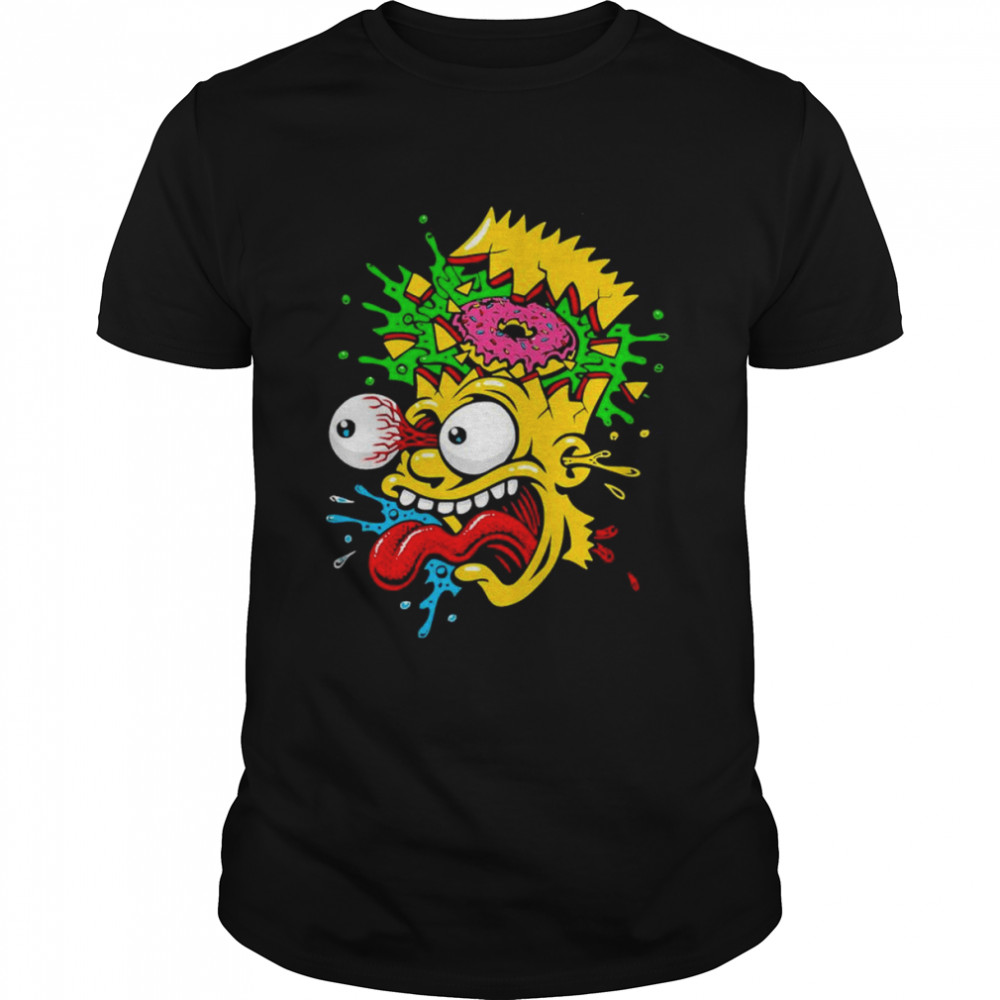 Simpson Dunkin Donuts let’s glow crazy shirt