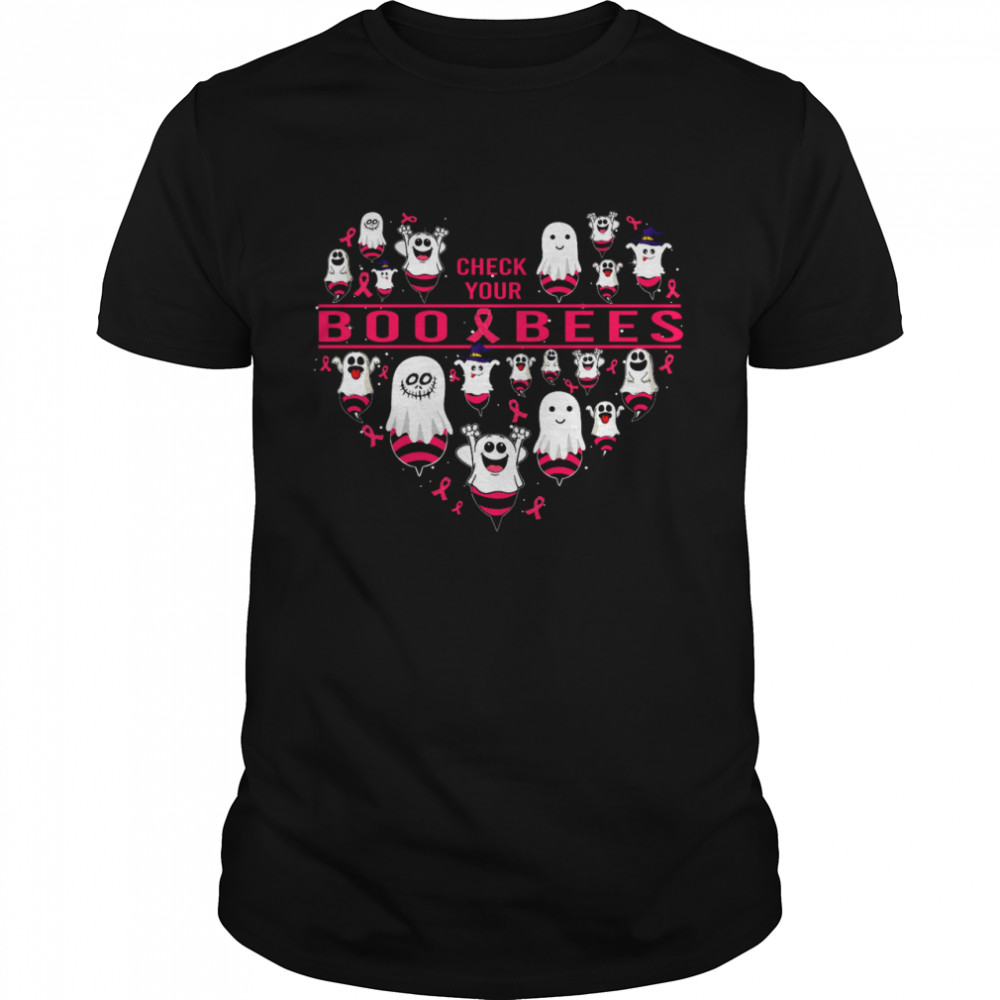 Heart Check your boo bees shirt