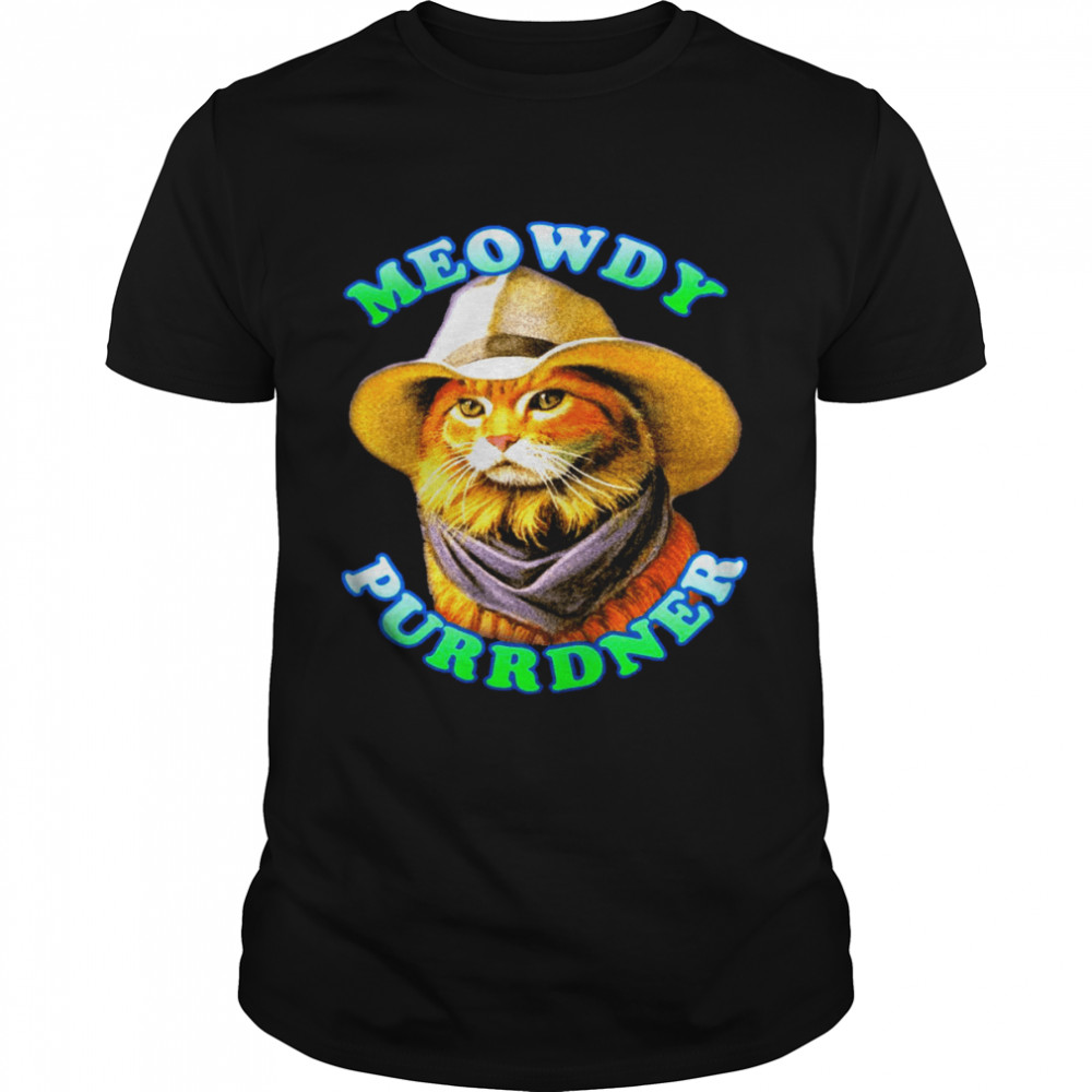 Meowdy purrdner cat shirt