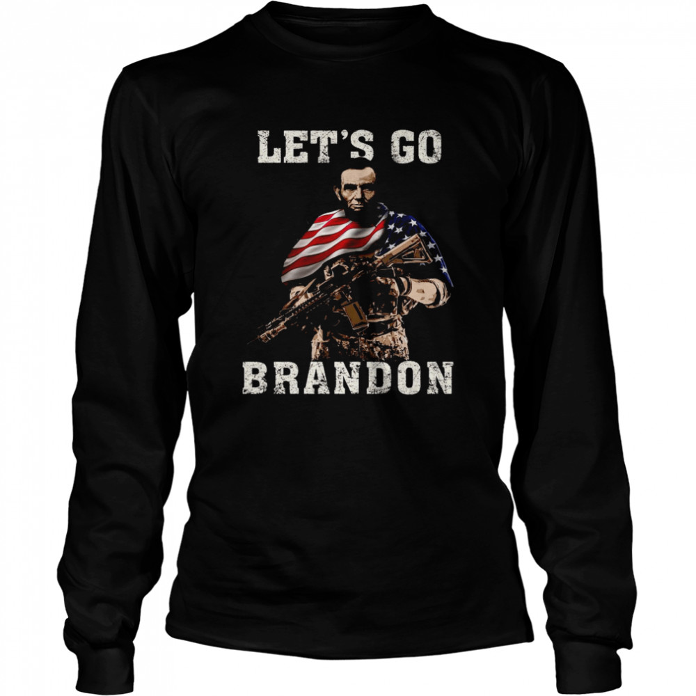 American Flag Let’s Go Brandon  Long Sleeved T-shirt