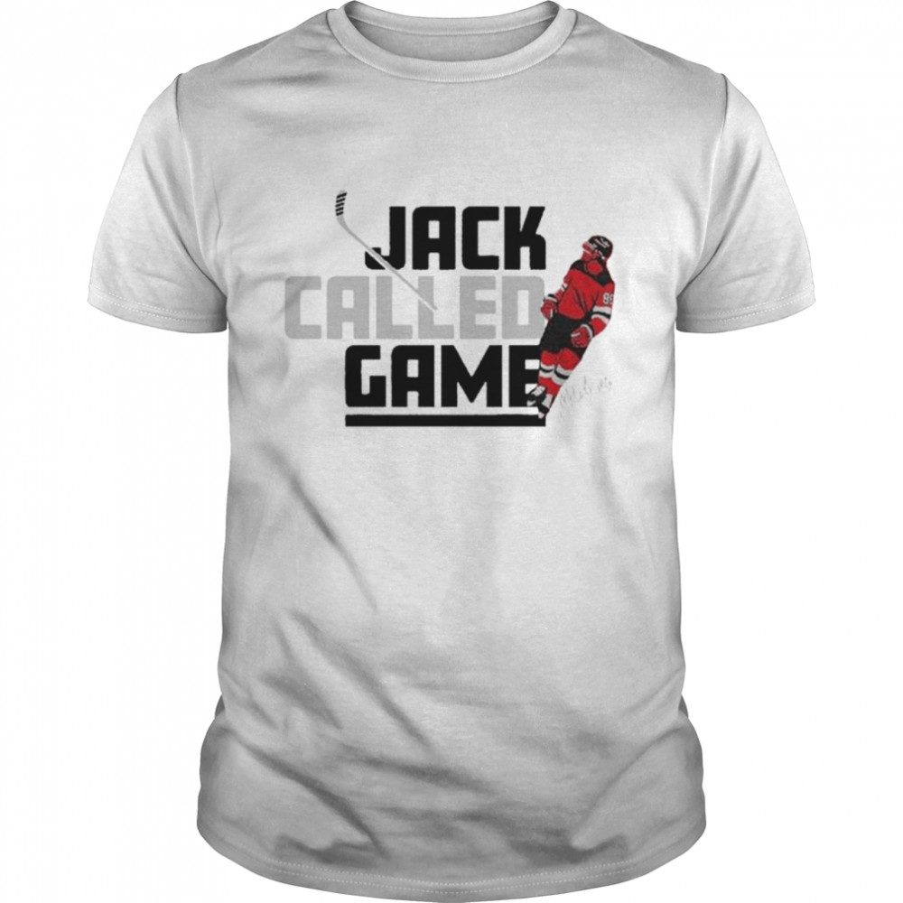 Jack Hughes New Jersey Devils Hack called game shirt
