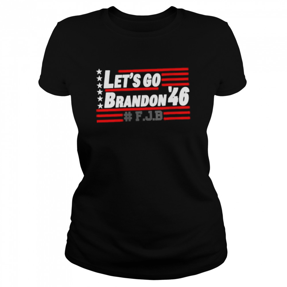 Let’s Go Brandon Conservative Anti Liberal US Flag FJB T- Classic Women's T-shirt