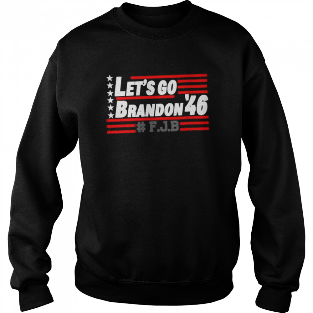 Let’s Go Brandon Conservative Anti Liberal US Flag FJB T- Unisex Sweatshirt