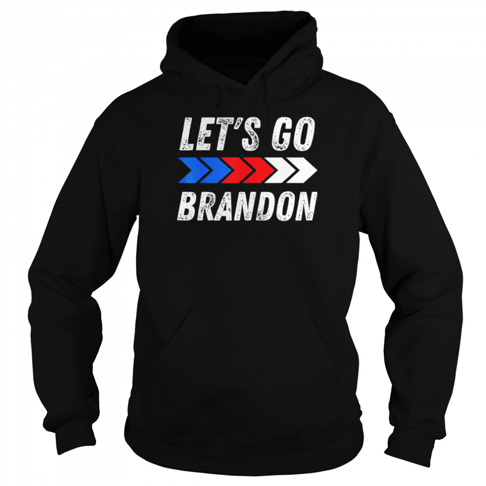 Let’s Go Brandon Conservative US Flag Meme  Unisex Hoodie