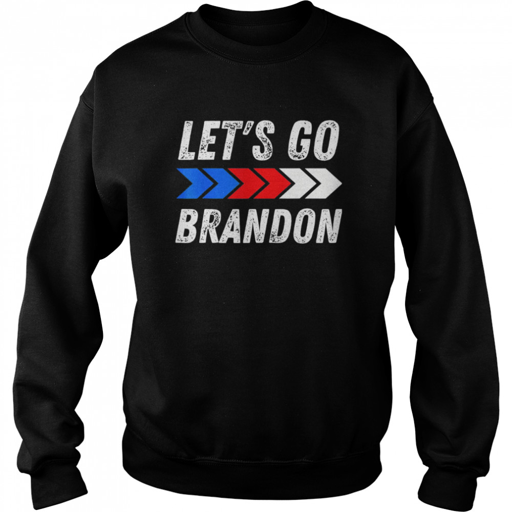 Let’s Go Brandon Conservative US Flag Meme  Unisex Sweatshirt
