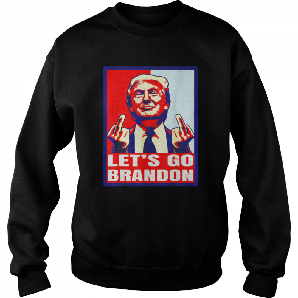 Let’s Go Brandon FJB Conservative US Flag Impeach 46  Unisex Sweatshirt