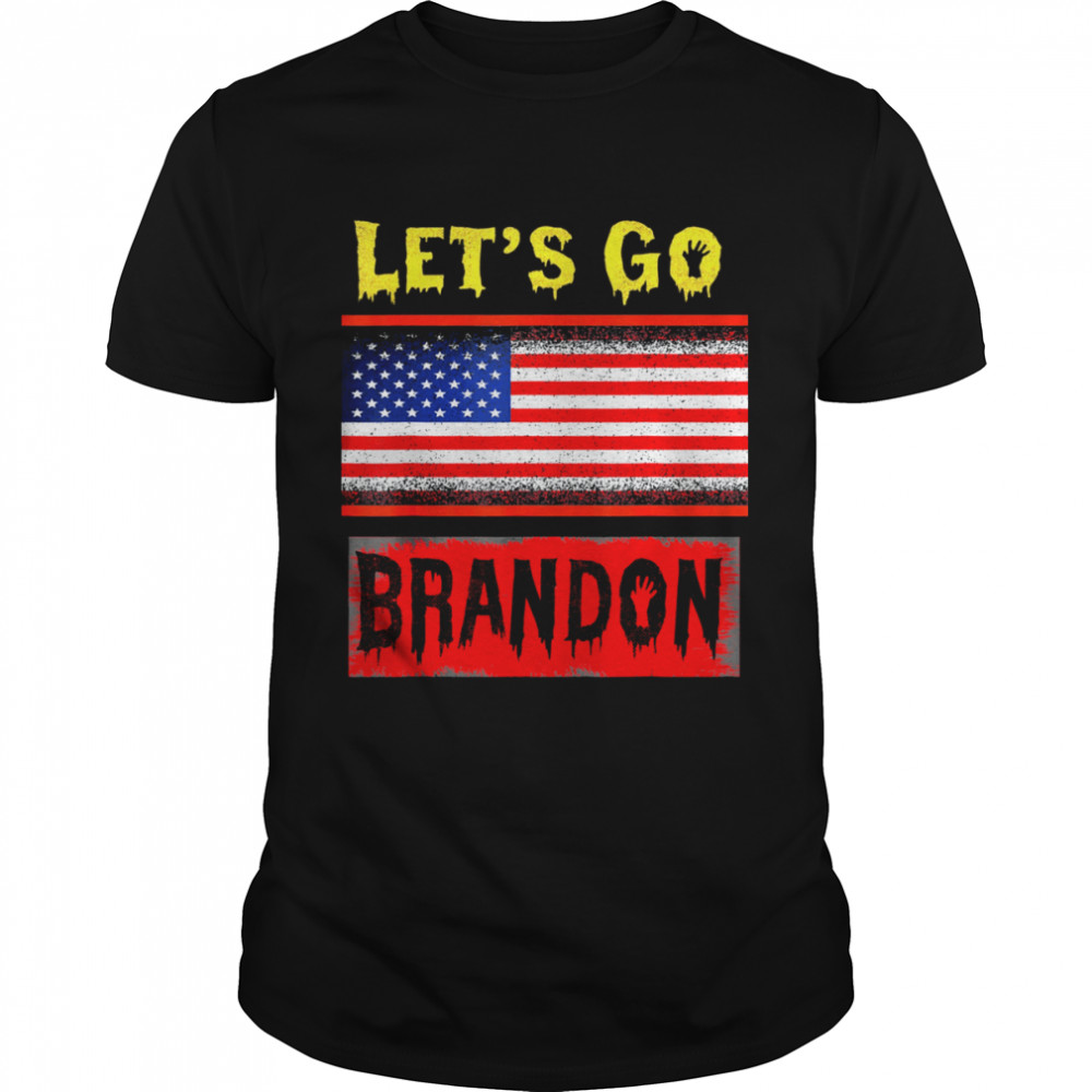 Let’s Go Brandon Sanderson Us Flag  Classic Men's T-shirt