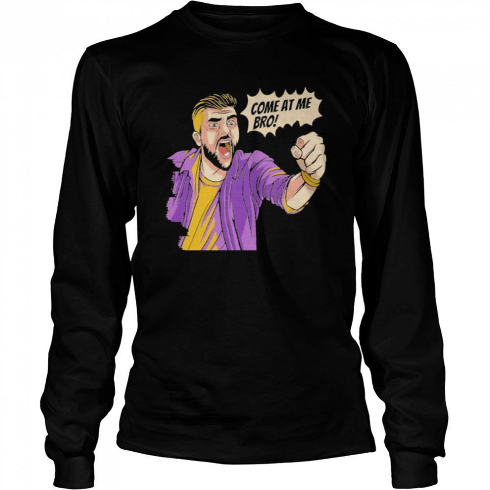 Come At Me Bro Comic T- Long Sleeved T-shirt