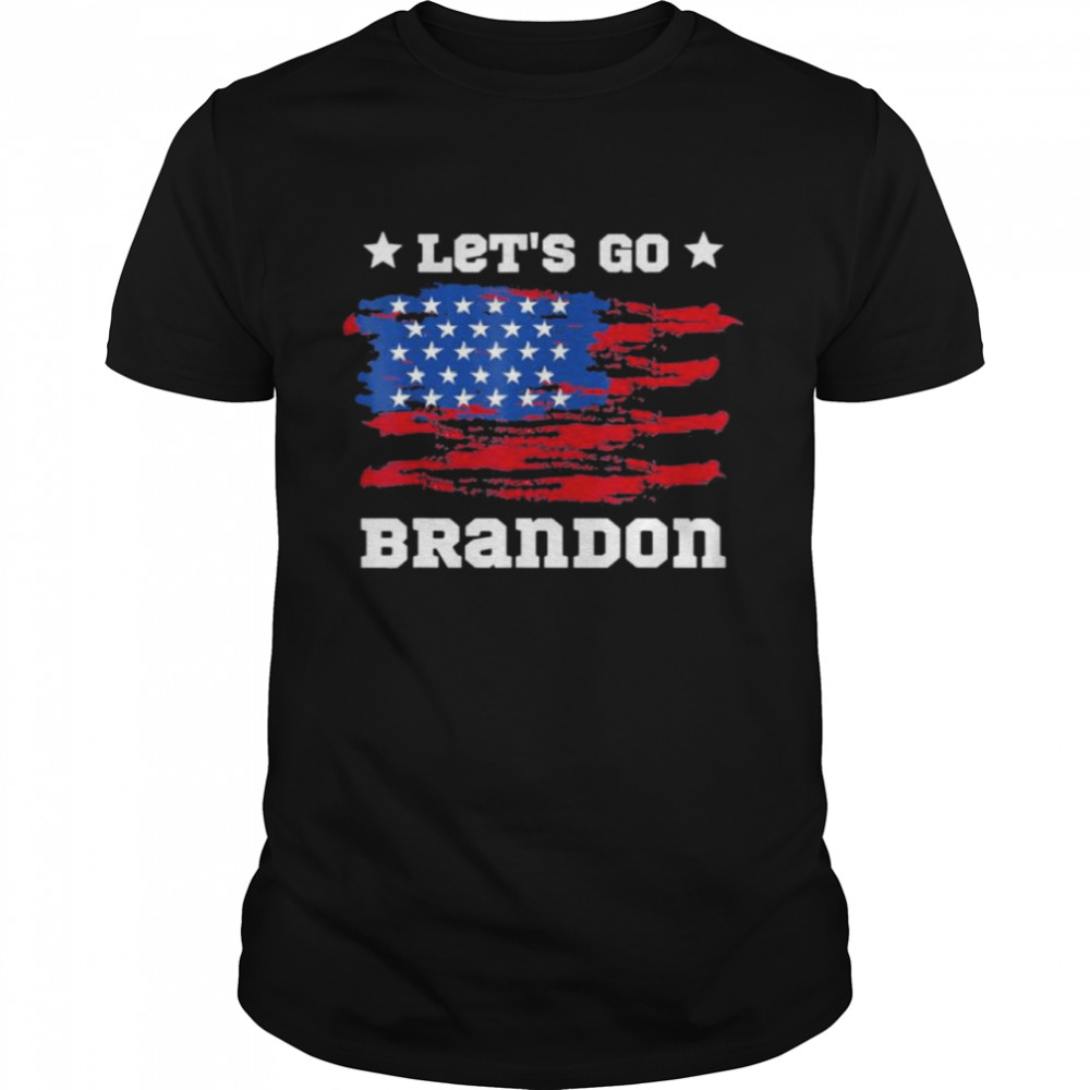Let’s Go Brandon American Flag Conservative US Flag Shirt
