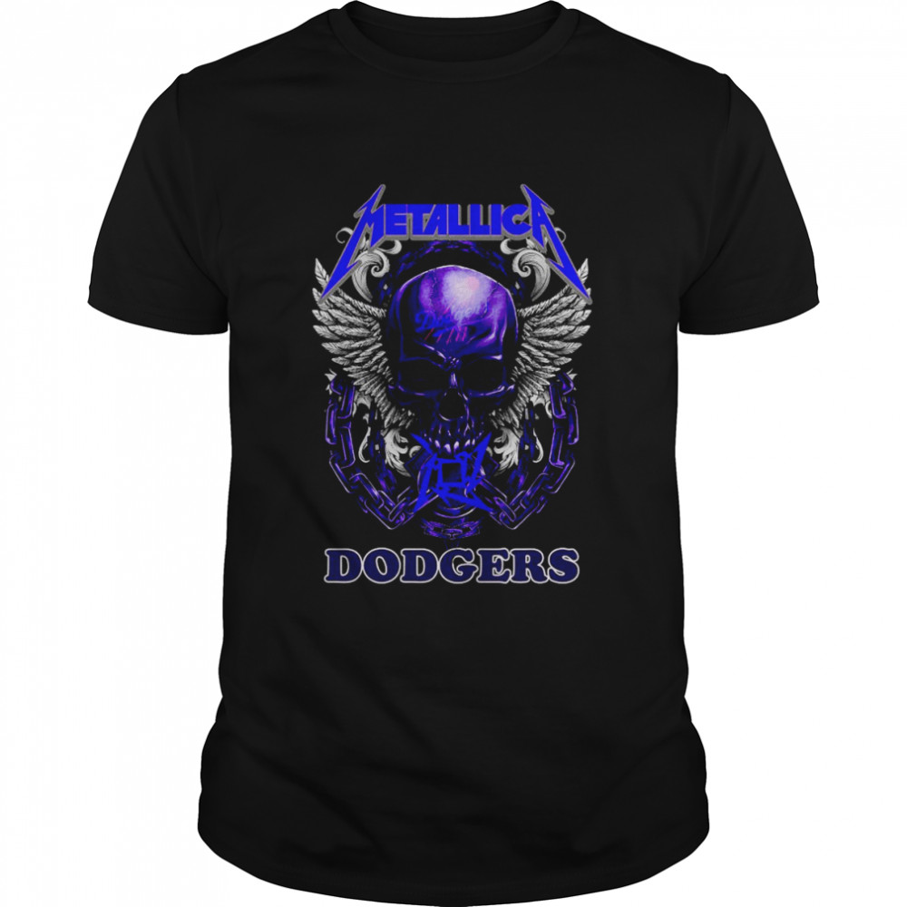 Skull Metallica Los Angeles Dodgers 2021 shirt