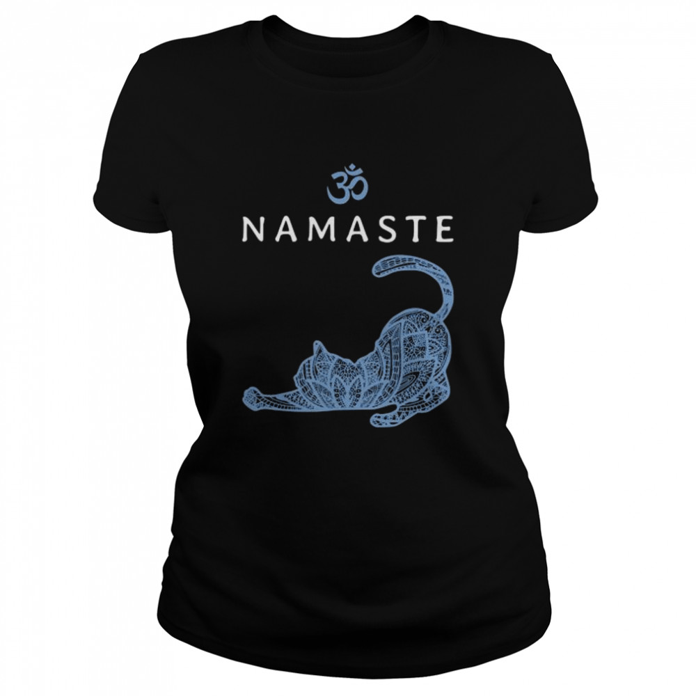 Cat Yoga Namaste shirt Classic Women's T-shirt