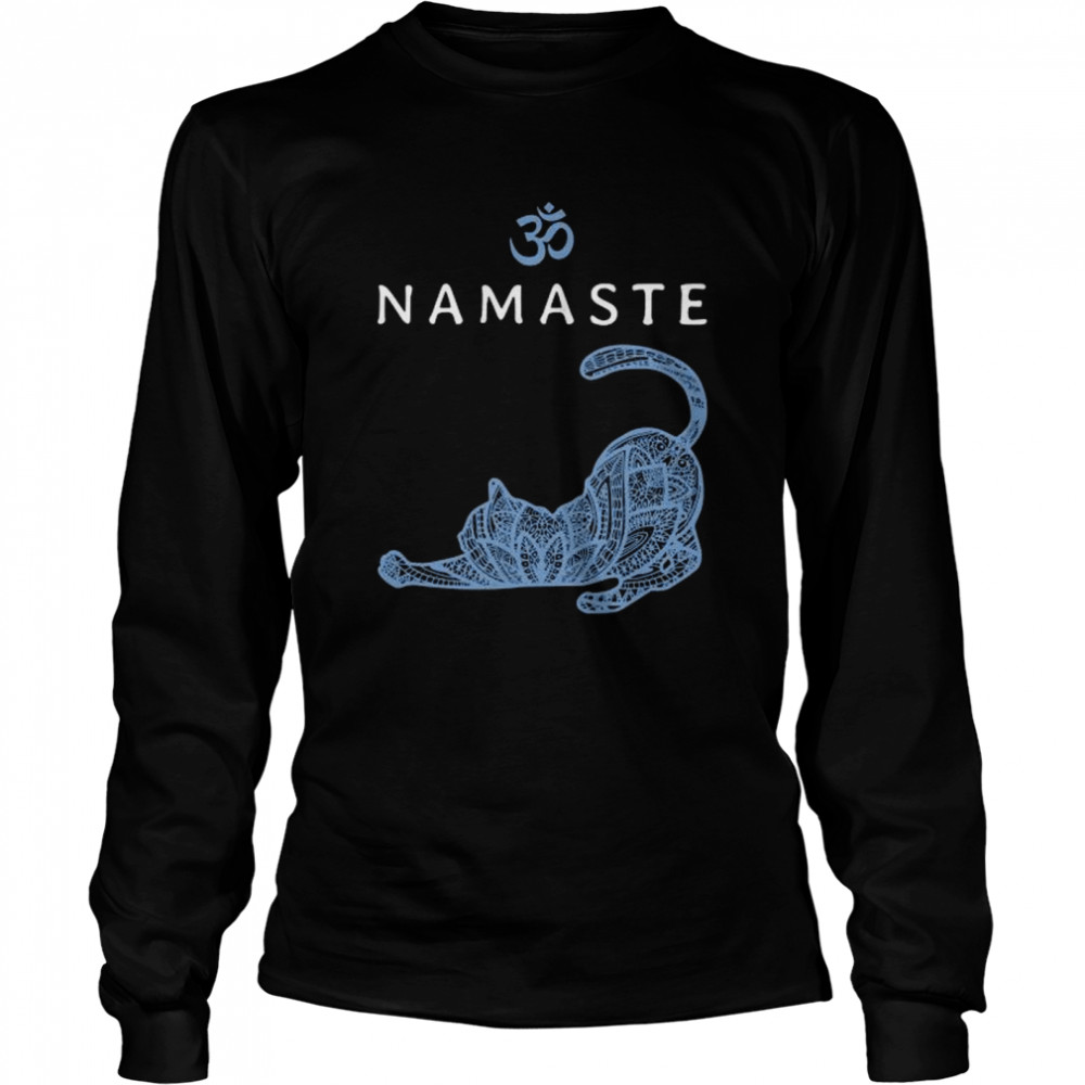 Cat Yoga Namaste shirt Long Sleeved T-shirt