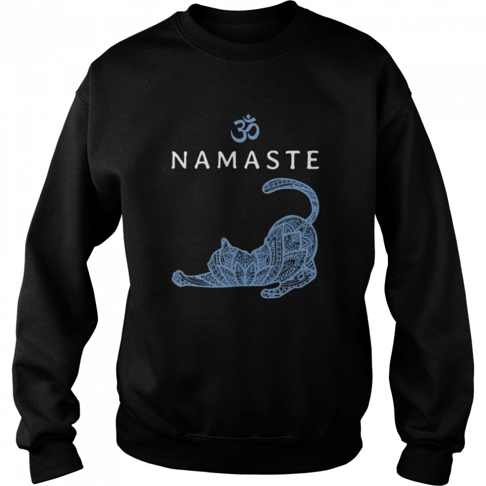 Cat Yoga Namaste shirt Unisex Sweatshirt