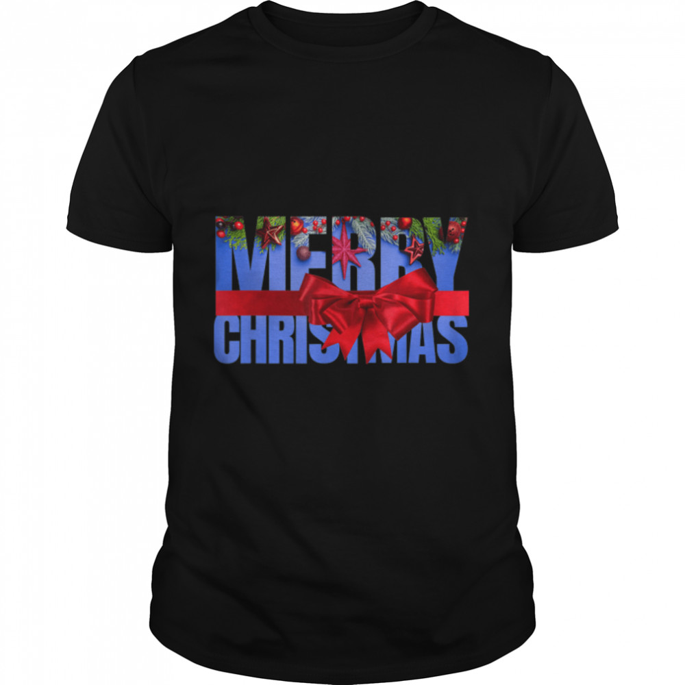 Merry Christmas Happy Holidays Greetings Pajama Shirt T-Shirt B09JX1N1LP