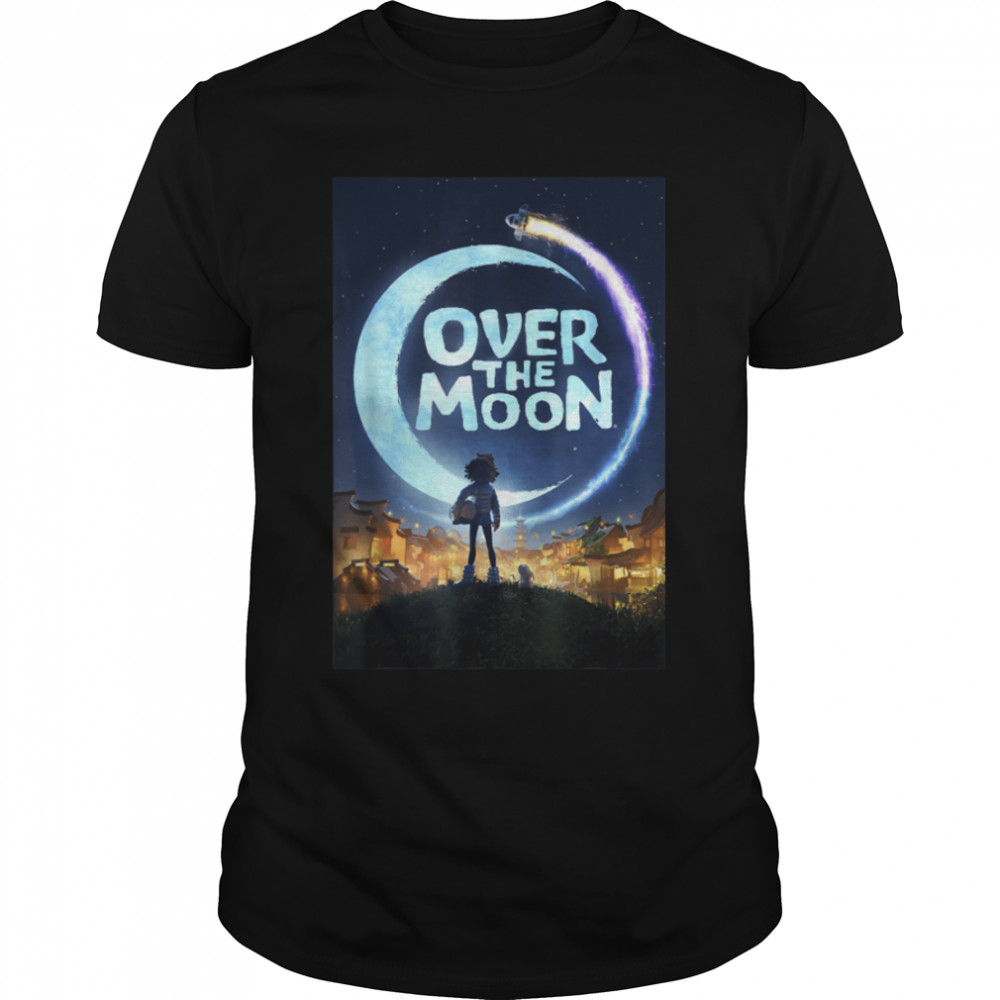 Over The Moon Poster T-Shirt B08HT3KBNS