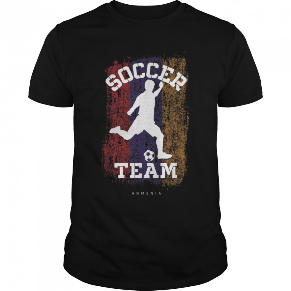 Soccer Armenia Flag Football Team Soccer Player T-Shirt B09K26FMNR
